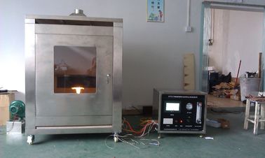 Materiais de revestimento à prova de fogo de aço inoxidável do equipamento de testes da inflamabilidade