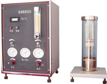 O Burning plástico do equipamento de testes do ISO 4589-3 de ASTM D2863/limitou o instrumento do índice do oxigênio