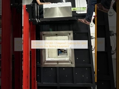 ISO834-1, EN1363-1 Equipamento de Teste de Fogo para Revestimentos à Prova de Fogo para Estruturas de Aço