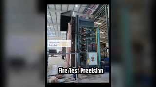 Componentes de construção de equipamentos de teste de resistência ao fogo