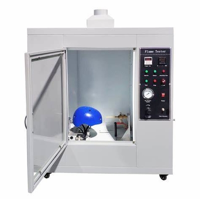 Equipamento de ensaio do desempenho retardador de chama do capacete para ensaio do desempenho retardador de chama do capacete de segurança