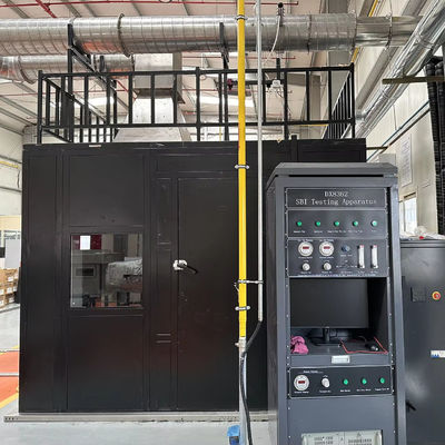 BS EN 13823 Máquina de ensaio SBI para materiais de construção Aparelho de ensaio de material de combustão única Equipamento de ensaio de laboratório