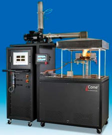 produção do fumo da liberação de calor do ISO 5660 do equipamento de testes da inflamabilidade 380V e taxa da perda da massa