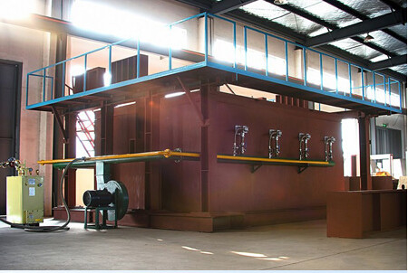 DX8364 Equipamento de ensaio de resistência ao fogo de componentes de edifícios Forno vertical e forno horizontal EN13381-8