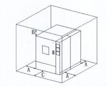 DX7130 Método de cilindro da câmara de ensaio de dióxido de enxofre