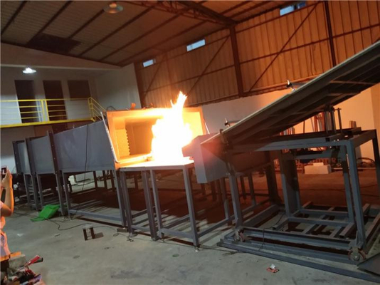 Máquina de ensaio de desempenho de material de cobertura Resistência ao fogo Retardante de chama Para células fotovoltaicas