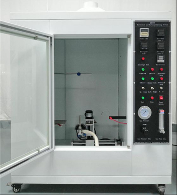 Máquinas de ensaio de combustão vertical e horizontal para plásticos e componentes de plástico cumprem os requisitos da UL94
