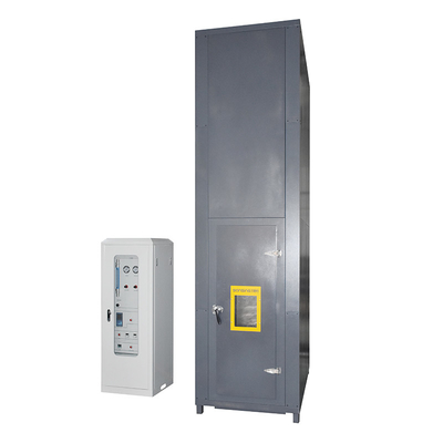 Equipamento de ensaio de combustão vertical de fios e cabos únicos para a realização de ensaios de propagação vertical da chama lenta