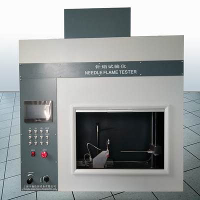 Máquina de ensaio de chama de agulha Teste de chama para componentes Peças e conjuntos de eléctricos