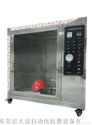 Equipamento de ensaio do desempenho retardador de chama do capacete para ensaio do desempenho retardador de chama do capacete de segurança