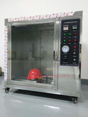 Equipamento de ensaio do desempenho retardador de chama do capacete para ensaio do desempenho retardador de chama do capacete de segurança