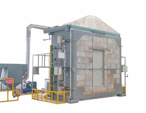 Equipamento de ensaio de resistência ao fogo para componentes de edifícios