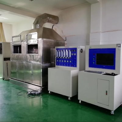 Equipamento de ensaio das características anti-ignição dos móveis tapiçados, colchões e sofás moles