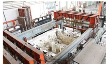 Teste de resistência ao fogo dos componentes de construção Forno vertical e forno horizontal
