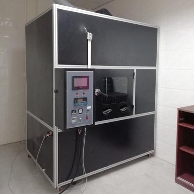 Equipamento de ensaio de combustão Câmara de ensaio de combustão vertical e horizontal, grande gabinete de combustão