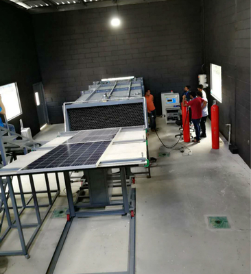 Máquina de ensaio de chama intermitente para construção fotovoltaica integrada ASTM E 108