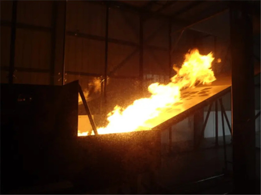 Teste de resistência ao fogo de precisão para materiais de construção Equipamento de ensaio de chama intermitente