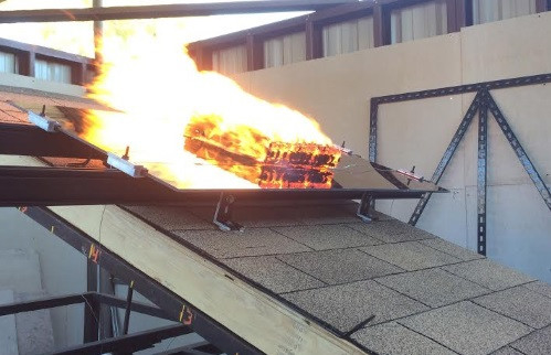 UL790 Teste de Chama Intermitente para Construção de Equipamentos de Teste de Fotovoltaicos Integrados