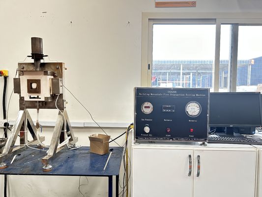 BS476-7 Materiais de construção Equipamento de ensaio de laboratório Aparelho de ensaio de propagação de chama de superfície Máquina de inflamabilidade