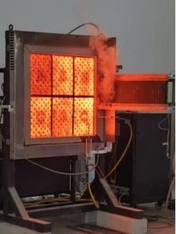 BS476-7 Materiais de construção Equipamento de ensaio de laboratório Aparelho de ensaio de propagação de chama de superfície Máquina de inflamabilidade