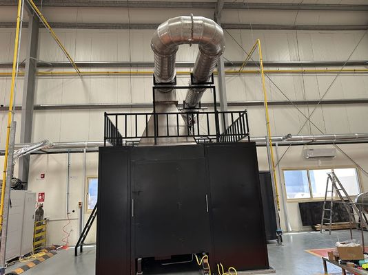 EN 13823 Máquina de ensaio de incêndio de laboratório SBI com elemento único de combustão