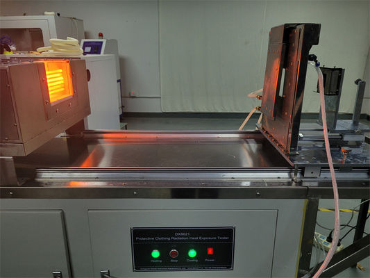 Equipamento de testes do fogo do verificador da exposição de calor da radiação do vestuário de proteção do ISO 6942 do EN