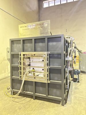 ISO834-1 Estrutura de vidro e aço à prova de fogo Revestimento à prova de fogo