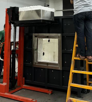 Forno de Teste de Amostra à Prova de Fogo para Estruturas de Aço Resistente a Altas Temperaturas Abaixo de 1300°C