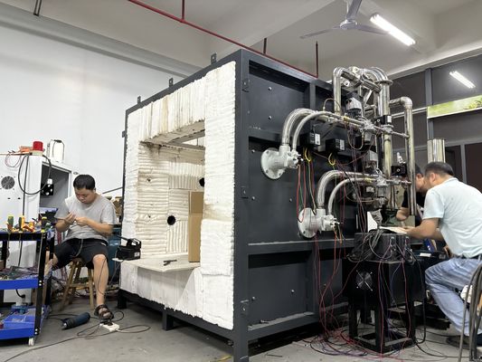 Forno de ensaio de revestimento à prova de fogo de estrutura de aço DX