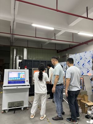 Forno de ensaio de revestimento à prova de fogo de estrutura de aço