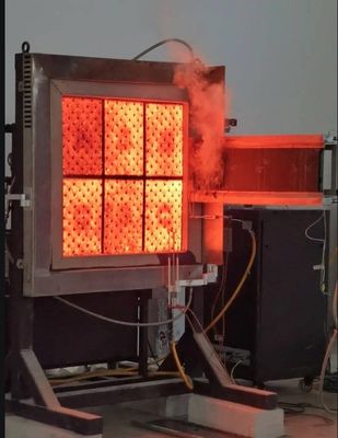 Forno de ensaio de revestimento à prova de fogo de estrutura de aço DX