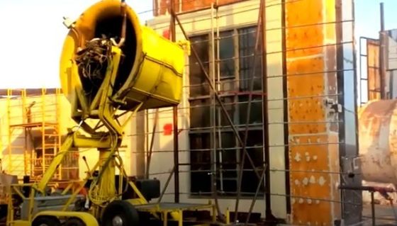 AAMA 501.1 Equipamento de Teste de Materiais de Construção Teste de Penetração Dinâmica de Água