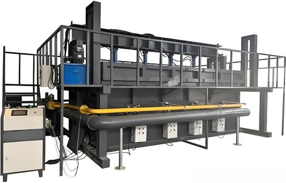 Forno de ensaio de resistência ao fogo de componente horizontal