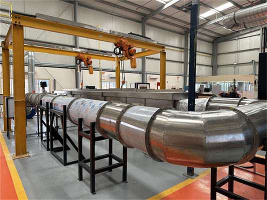 ASTME84 Máquina de ensaio de incêndio de laboratório de compressor de ar de metano de gás de forno de túnel Classe de proteção IP57