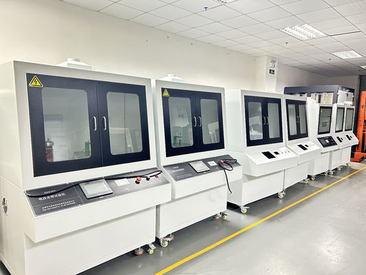 Dispositivo eletrónico de ensaio de ruptura de material de isolamento de alta tensão com frequência de onda senoidal de 50 Hz