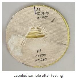 Aparelho de Teste de Abrasão para Proteção de Motocicletas Darmstadt Machine EN17092-1