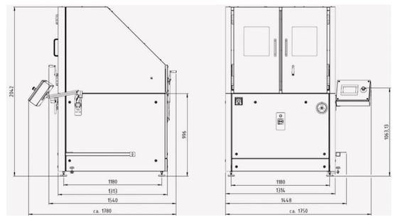 Aparelho de Teste de Abrasão para Proteção de Motocicletas Darmstadt Machine EN17092-1
