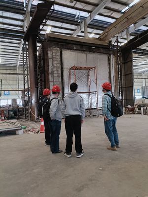 Resistência ao fogo de componentes de construção Forno horizontal EN1363-1 Padrão