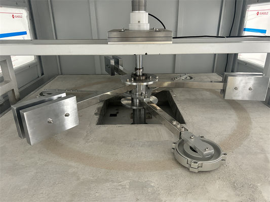 DAM Darmstadt Máquina de ensaio de abrasão Máquina de ensaio de laboratório Norma EN 17092
