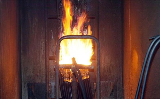 Testador de Combustão de Feixes de Fios e Cabos, Máquina de Teste de Fios e Cabos em Feixes Instalados Verticalmente