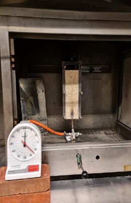 EN ISO 11925 Ensaio de inflamabilidade dos materiais de construção - Ensaio de fonte única de fogo