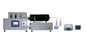 Máquina horizontal 220V 50HZ do teste da chama da taxa de liberação do gás ácido do halogênio do cabo da inflamabilidade