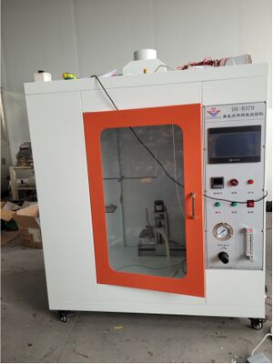 UL94 HB Equipamento de ensaio de borracha de silicone Teste de chama vertical