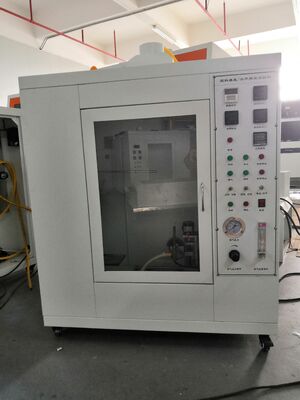 UL94 HB Equipamento de ensaio de borracha de silicone Teste de chama vertical