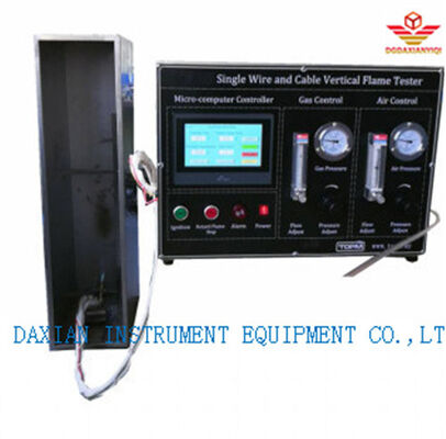 Teste vertical da chama do equipamento de testes do fio de ASTM D 6096-21 DX8363 para o único IEC 60332-1 do cabo