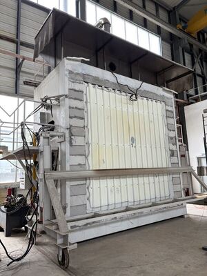 ISO 834-1 Forno de ensaio de resistência ao fogo horizontal para lajes de telhado de vigas de piso