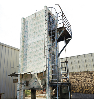 Equipamento de Teste de Propagação de Chama de Cabo de Eixo Vertical UL1666 Fibra Óptica em Câmara de Concreto de 7,12m