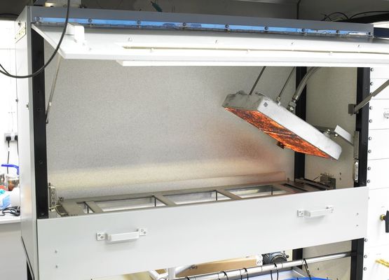 ISO 9239-1 Equipamento de ensaio de incêndio de fluxo de calor radiante de piso