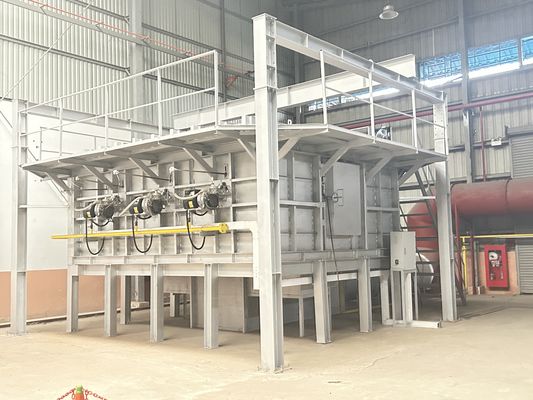 Resistência ao fogo de componentes de construção Forno horizontal EN1363-1 Padrão